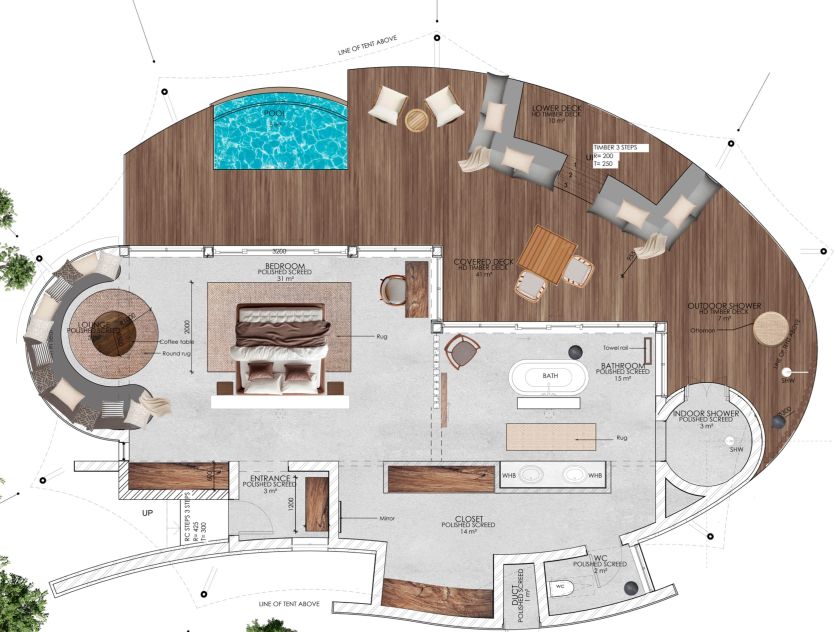 NWeti Camp Layout